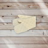 ozbir Isıya Dayanıklı Kısa Fırın Eldiveni, 32 x 18 cm, 2 Adet