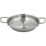 Özbir Paslanmaz Çelik Indüksiyon Tabanlı Yumurta ve Menemen Sahanı Kahvaltılık Tava 24X3 cm 304 Kalite - 24 cm