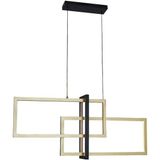 Özcan Aydınlatma 4158-1AD-20 Square 3'lü Dikey Sarkıt Eskitme