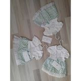 Özcan Baby Özcan Kız Bebek Taş Baskılı Elbise - 11 - 12 Ay - 001-Beyaz