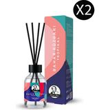 Özcan Bahar Rüzgarı Kokulu Çubuklu Oda Kokusu Ekstra Kalıcı Esansiyel Yağ Tropikal Koku 50ML x 2 - 50 ml x 2