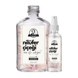 Özcan Bey Deluxe Seri Nilüfer Çiçeği Kolonyası Parfümlü Lotus Çiçeği Kokulu Kolonya Takımı 200ml + 100ml