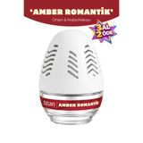 Özcan Kolonya Amber Romantik Kokulu Kalıcı Küre Kavanoz Araba Kokusu, Amber Air Freshener 110 ml Hava Temizleyici