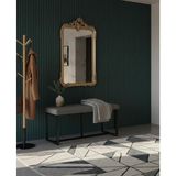 Özcan Mobilya Aksesuar 105×40 Siyah Metal Ayaklı Bench Puf Bank Antre Mutfak Salon Yatak Odası Puf Bank 105×40 - Gri