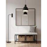 Özcan Mobilya Aksesuar Metal Ayaklı Raflı Bench Puf Bank Antre Mutfak Salon Yatak Odası Puf Bank 105×40 - Beyaz