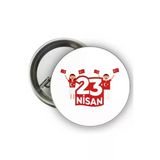 Özcan Tasarım 23 Nisan Rozeti - 23 Nisan Öğrenci Rozeti