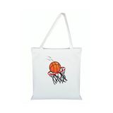 Özcan Tasarım Basketbol Baskılı Bez Çanta - Basketbollu Çanta
