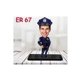 Özcan Tasarım Kişiye Özel Ahşap Biblo - Erkek Polis Karikatür Biblo 5
