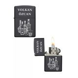 Özcan Tasarım Kişiye Özel Alkol Baskılı Metal Çakmak