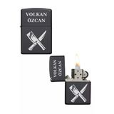 Özcan Tasarım Kişiye Özel Balta Baskılı Metal Çakmak