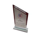 Özcan Tasarım Kişiye Özel Cam Plaket - Öğretmene Plaket - Mezuniyet Plaketi - Ekonomik Plaket