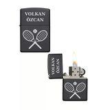 Özcan Tasarım Kişiye Özel Tenis Model Metal Çakmak