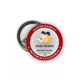 Özcan Tasarım Okuyorum ve Yazıyorum Rozeti - Okuma Bayramı Rozeti ( 24 Adet )