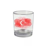 Özcan Tasarım Türk Bayraklı Viski Bardağı - Türk Bayraklı Bardak