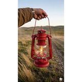 Özçancı Metal Gemici Feneri Kamp Lambası Gaz Lambası - Standart Boy Kırmızı