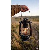 Özçancı Metal Gemici Feneri Kamp Lambası Gaz Lambası - Standart Boy Siyah