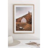 Özcanlar Çerçeve Ahşap Çerçeveli Sonbahar Kış Temalı Tablo Ahşap Çerçeve Ham Ahşap Çerçeve 30X40 50X70 Dekoratif - 21 x 30