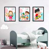 Ozcanlar Cerceve BEBEK ODASI ÇOCUK ODASI DOĞUMGÜNÜ PARTİ PANO TABLO MDF BASKI DEKORASYON HAYVANLAR DİYARI RESİM ÇERÇEVELİ ÇOCUK ODASI 20X30 ÇerçeveliÇocukOdasıA20