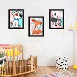 Ozcanlar Cerceve BEBEK ODASI ÇOCUK ODASI DOĞUMGÜNÜ PARTİ PANO TABLO MDF BASKI DEKORASYON HAYVANLAR DİYARI RESİM ÇERÇEVELİ ÇOCUK ODASI 20X30 ÇerçeveliÇocukOdasıA21