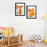 Ozcanlar Cerceve BEBEK ODASI ÇOCUK ODASI DOĞUMGÜNÜ PARTİ PANO TABLO MDF BASKI DEKORASYON HAYVANLAR DİYARI RESİM ÇERÇEVELİ ÇOCUK ODASI 20X30 ÇerçeveliÇocukOdasıA33