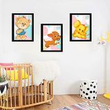 Ozcanlar Cerceve BEBEK ODASI ÇOCUK ODASI DOĞUMGÜNÜ PARTİ PANO TABLO MDF BASKI DEKORASYON HAYVANLAR DİYARI RESİM ÇERÇEVELİ ÇOCUK ODASI 20X30 ÇerçeveliÇocukOdasıA38