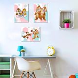 Ozcanlar Cerceve BEBEK ODASI ÇOCUK ODASI DOĞUMGÜNÜ PARTİ PANO TABLO MDF BASKI DEKORASYON HAYVANLAR DİYARI RESİM ÇERÇEVELİ ÇOCUK ODASI 20X30 ÇerçevesizÇocukOdasıD13