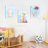Ozcanlar Cerceve BEBEK ODASI ÇOCUK ODASI DOĞUMGÜNÜ PARTİ PANO TABLO MDF BASKI DEKORASYON HAYVANLAR DİYARI RESİM ÇERÇEVELİ ÇOCUK ODASI 20X30 ÇerçevesizÇocukOdasıD9