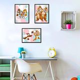 Ozcanlar Cerceve BEBEK ODASI ÇOCUK ODASI DOĞUMGÜNÜ PARTİ PANO TABLO MDF BASKI DEKORASYON HAYVANLAR DİYARI RESİM ÇERÇEVELİ ÇOCUK ODASI 30X40 ÇerçeveliÇocukOdasıB15