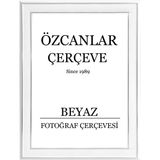 Özcanlar Çerçeve Boş Çerçeve Resim Çerçevesi Anı Çerçevesi 15X21 30X40 21X30 Çerçeve Gold Çerçeve Siyah Çerçeve - Beyaz - 50x70