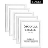 Özcanlar Çerçeve Boş Çerçeve Resim Çerçevesi Düğün Çerçevesi Çerçeve Gold Çerçeve Siyah Çerçeve Beyaz Çerçeve 5 Adet - 40 x 50