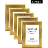 Özcanlar Çerçeve Boş Çerçeve Resim Çerçevesi Düğün Çerçevesi Çerçeve Gold Çerçeve Siyah Çerçeve Beyaz Çerçeve 5 Adet - 50x60