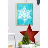 Ozcanlar Cerceve Çerçeveli Ahşap Çerçeve Yılbaşı Noel Tekli Tablo Çerçeveler Dekorasyon Ev Dekoru ÖZC-347-40x50