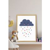 Ozcanlar Cerceve Çerçeveli Bebek Ve Çocuk Odası Tablo Seti Kız Ve Erkek Doğum Kutlama ÖZC-301-30X50