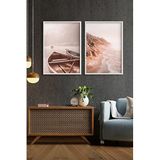 Ozcanlar Cerceve Çerçeveli Çoklu Tablo Çerçeveler Dekorasyon Ev Dekoru Konsept Beyaz Çerçeve ÖZC-193-30X40