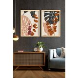 Ozcanlar Cerceve Çerçeveli Çoklu Tablo Çerçeveler Dekorasyon Ev Dekoru Konsept İkili Ahşap Çerçeve ÖZC-237-35X50