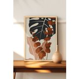 Ozcanlar Cerceve Çerçeveli Tablo Dekorasyon Ev Dekoru Konsept Hediyelik Modern Tekli Ahşap Çerçeve ÖZC-248-30X50