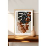 Ozcanlar Cerceve Çerçeveli Tablo Dekorasyon Ev Dekoru Konsept Hediyelik Modern Tekli Ahşap Çerçeve ÖZC-251-30X40