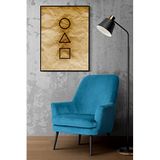 Ozcanlar Cerceve Çerçeveli Tablo Dekorasyon Squid Game Pano Sticker Ev Dekoru Tekli Çerçeve ÖZC-277-30x40