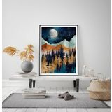 Ozcanlar Cerceve Çerçeveli Tablo Modern Sanatsal Çerçeveler Dekorasyon Ev Dekoru Konsept Tekli Çerçeve ÖZC-217-30x40