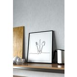Ozcanlar Cerceve Çerçeveli Tablo Modern Sanatsal Çerçeveler Tablo Dekorasyon Ev Dekoru Tekli Çerçeve ÖZC-356-SİYAH-40X50
