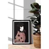 Ozcanlar Cerceve Çerçeveli Tablo Modern Yeni Yıl Hediye Sanatsal Çerçeveler New Year Ev Dekoru Konsept Tekli Çerçeve ÖZC-370-SİYAH-30x40
