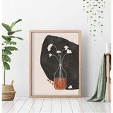 Özcanlar Çerçeve Çerçeveli Tablo - Tekli Ahşap Çerçeve - 50 x 60 cm - Renkli