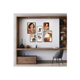 ÖZCANLAR ÇERÇEVE Çerçevesiz Çerçeve Görünümlü 6 Parça Mdf Tablo Seti Çoklu Baskı Seti Mdf Baskı ÖZC-MDF6A