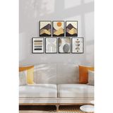 Özcanlar Çerçeve Çerçevesiz Çerçeve Görünümlü Minimal Modern Konseptli 7 Parça Mdf Tablo Seti ÖZC-MDF7L - 15x20 cm