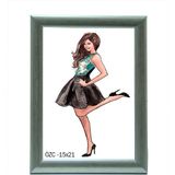 Özcanlar Çerçeve Hediyelik Çerçeve Dekorasyon Kişiye Özel Ev Home Ofisresim Çerçevesi 15X21 Gümüş - 15 x 21