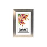 ÖZCANLAR ÇERÇEVE Hediyelik Çerçeve Dekorasyon Kişiye Özel Resim Çerçevesi 10x15 10x15-LAM18A-GÜMÜŞ