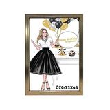 Ozcanlar Cerceve Hediyelik Çerçeve Dekorasyon Kişiye Özel Resim Çerçevesi 33X43 33X43-LAM18A-GÜMÜŞ