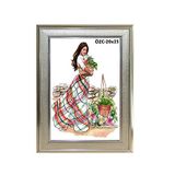 Ozcanlar Cerceve Hediyelik Çerçeve Dekorasyon Kişiye Özel Resim Çerçevesi Fotoğraf Çerçevesi Masaüstü çerçeve Dekor Çerçeveler Çoklu Çerçeve 20X25 20X25-Lam40B-Gümüş
