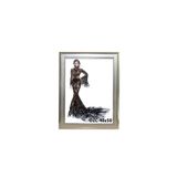ÖZCANLAR ÇERÇEVE Hediyelik Çerçeve Dekorasyon Resim Çerçevesi Fotoğraf Çerçevesi 40x50 40x50-Lam40B-Gümüş