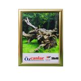 ÖZCANLAR ÇERÇEVE Hediyelik Çerçeve Ev Home Ofis Kişiye Özel Resim Çerçevesi Masaüstü 30x40 30x40-Lam22-Gümüş